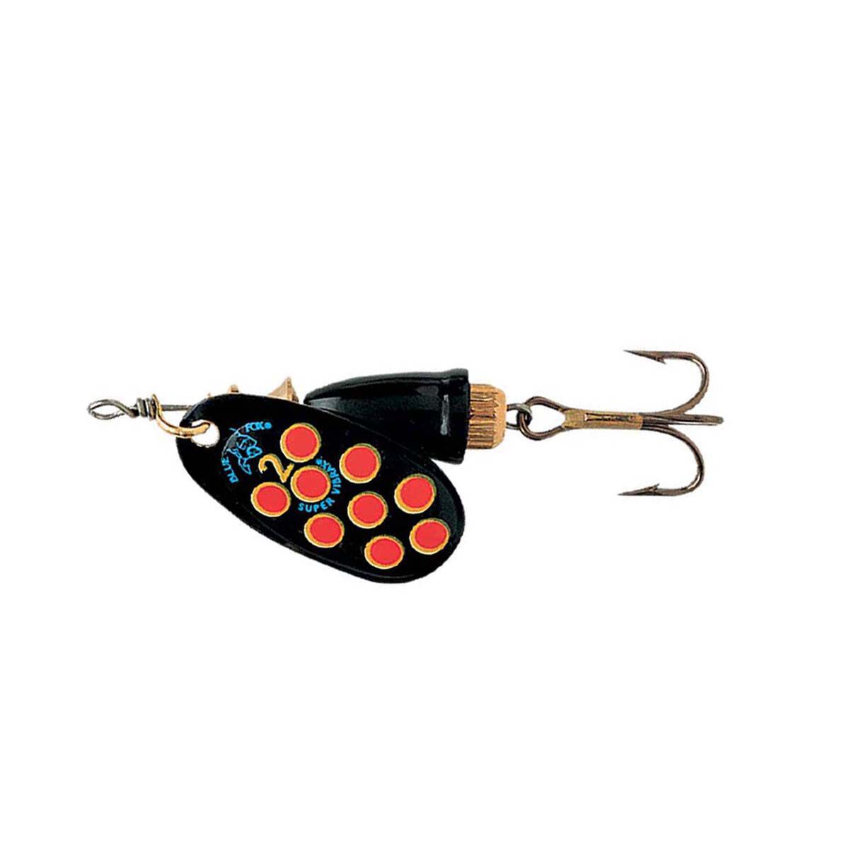 Blue Fox Vibrax Hot Pepper Spinner Lure Size 1 Black Red, Black Red, bcf_hi-res