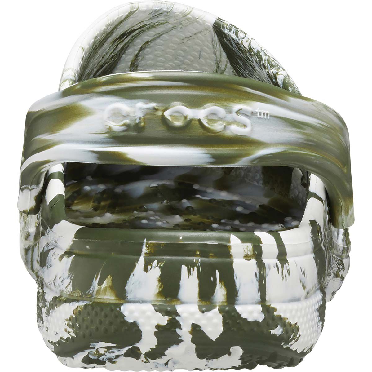 Crocs Unisex Baya Marble Clogs, Army, bcf_hi-res