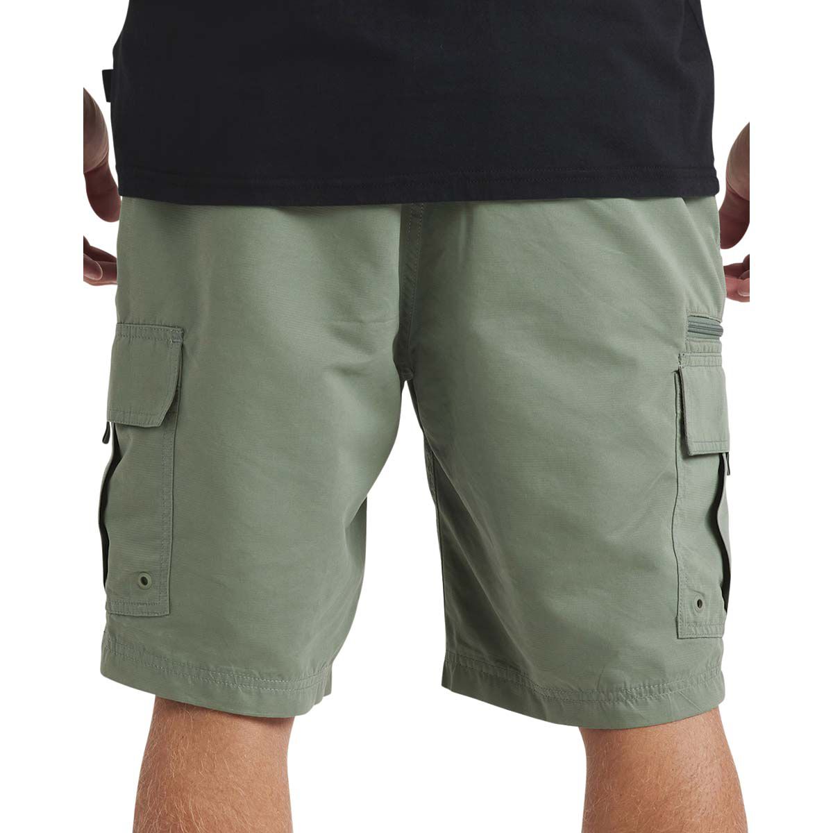 Quiksilver Men&rsquo;s Maldive Atoll Cargo Shorts, Seaweed, bcf_hi-res