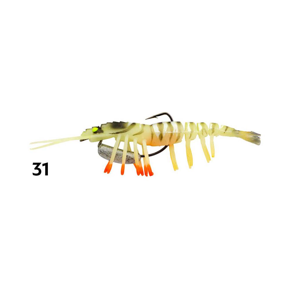 Zerek Live Shrimp Hot Legs Soft Plastic Lure 3in Col 31