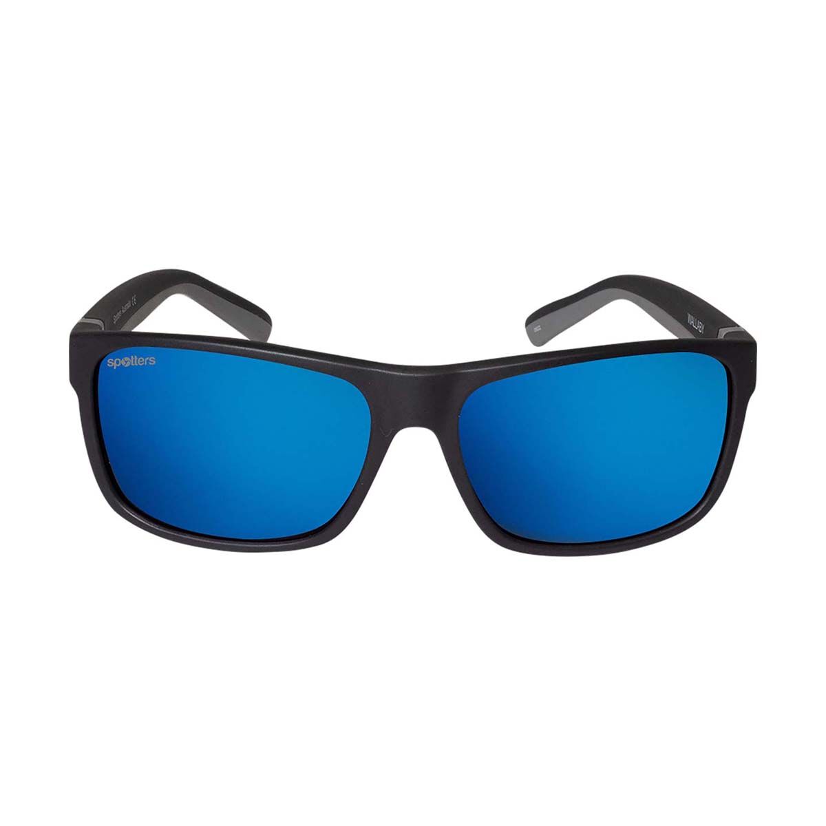 Spotters Wombat Kids' Sunglasses Matte Black with Blue Mirror Lens, , bcf_hi-res