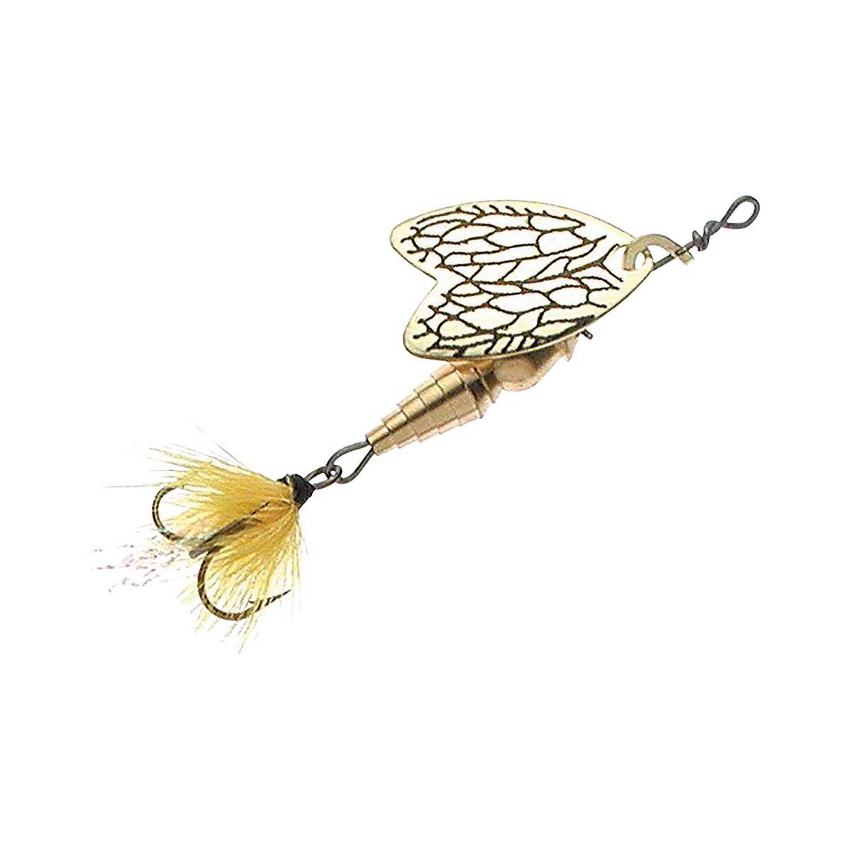 Mepps Bug Inline Spinner Silver Yellow 1, Silver Yellow, bcf_hi-res