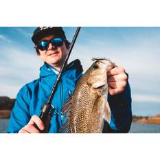 Daiwa Bait Junkie Minnow Soft Plastic Lure 3.2in Motor Oil, Motor Oil, bcf_hi-res