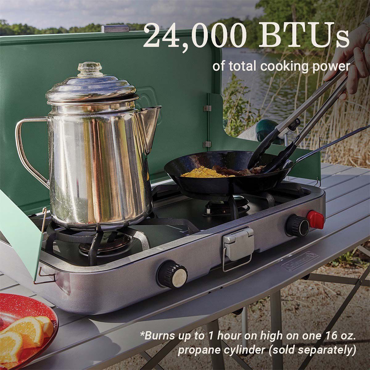 Coleman Cascade 3-in-1 Two Burner Stove, , bcf_hi-res