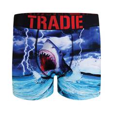 Tradie Men's Shark Bait Trunk, Print, bcf_hi-res