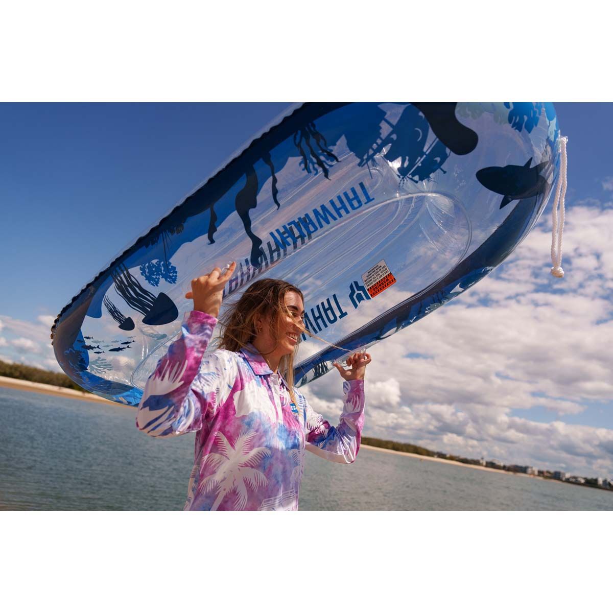 Tahwalhi Junior Clear Bottom Inflatable Boat, , bcf_hi-res