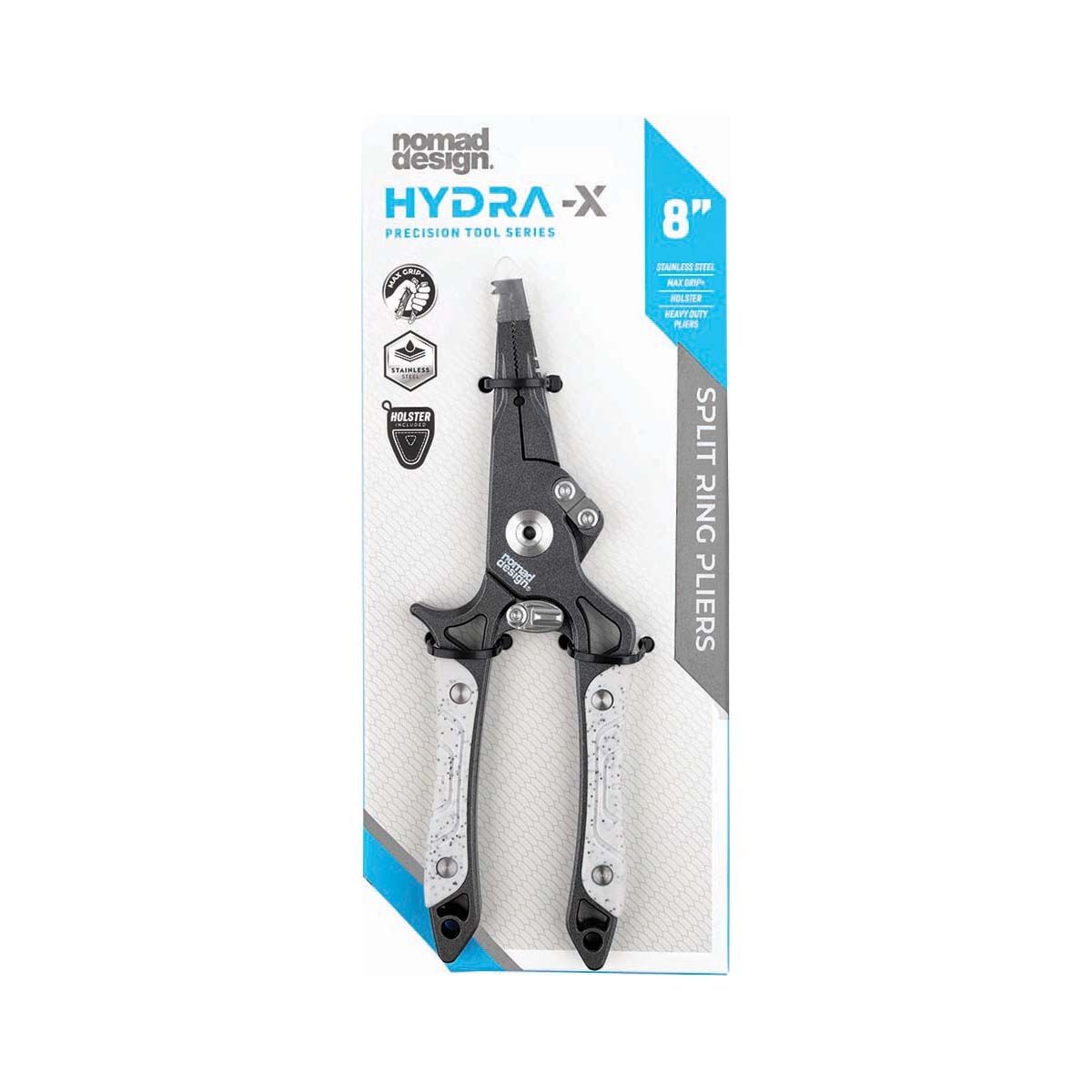 Nomad Hydra-X Series Split Ring Pliers 8in, , bcf_hi-res
