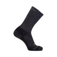 Macpac Unisex Hi Merino Socks, Forged Iron/Dark Grey, bcf_hi-res