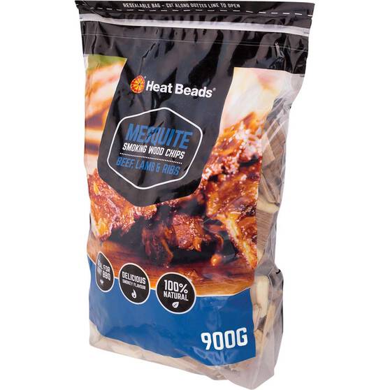 Heat Beads Smoking Mesquite Woodchips 900g, , bcf_hi-res