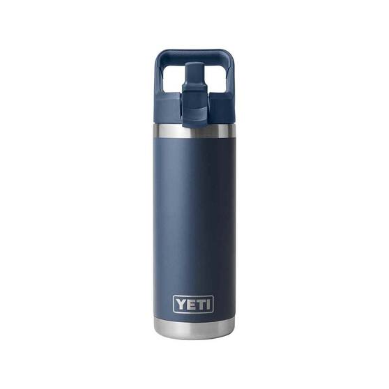 YETI® Rambler® Straw Bottle 18 oz (532 ml) Navy, Navy, bcf_hi-res