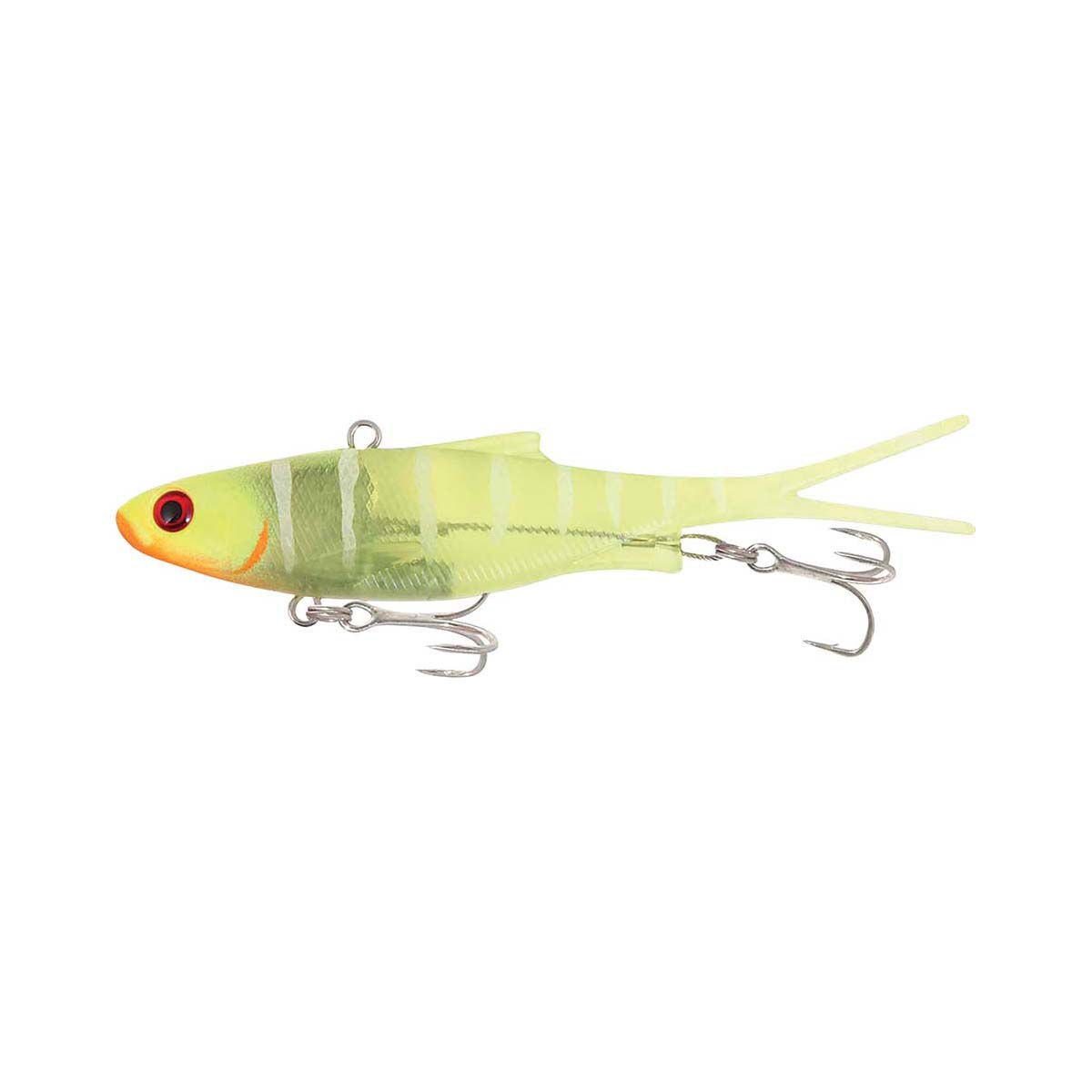 Samaki Vibelicious Fork Tail Soft Vibe Lure 150mm 50g Clear UV Mullet, , bcf_hi-res