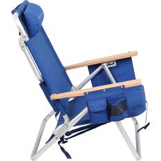 Wanderer Noosa Premium Beach Chair Blue 150kg, , bcf_hi-res