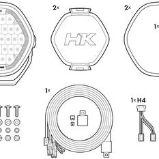 Hardkorr Hyperion 9” LED Driving Lights, , bcf_hi-res