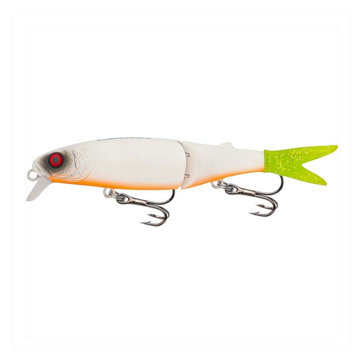Fishcraft Squirmer Minnow Hard Body Lure 90mm White Widow, White Widow, bcf_hi-res