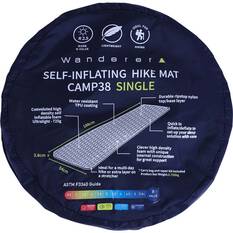 Wanderer Camp 38 Self Inflating Hike Mat Single, , bcf_hi-res