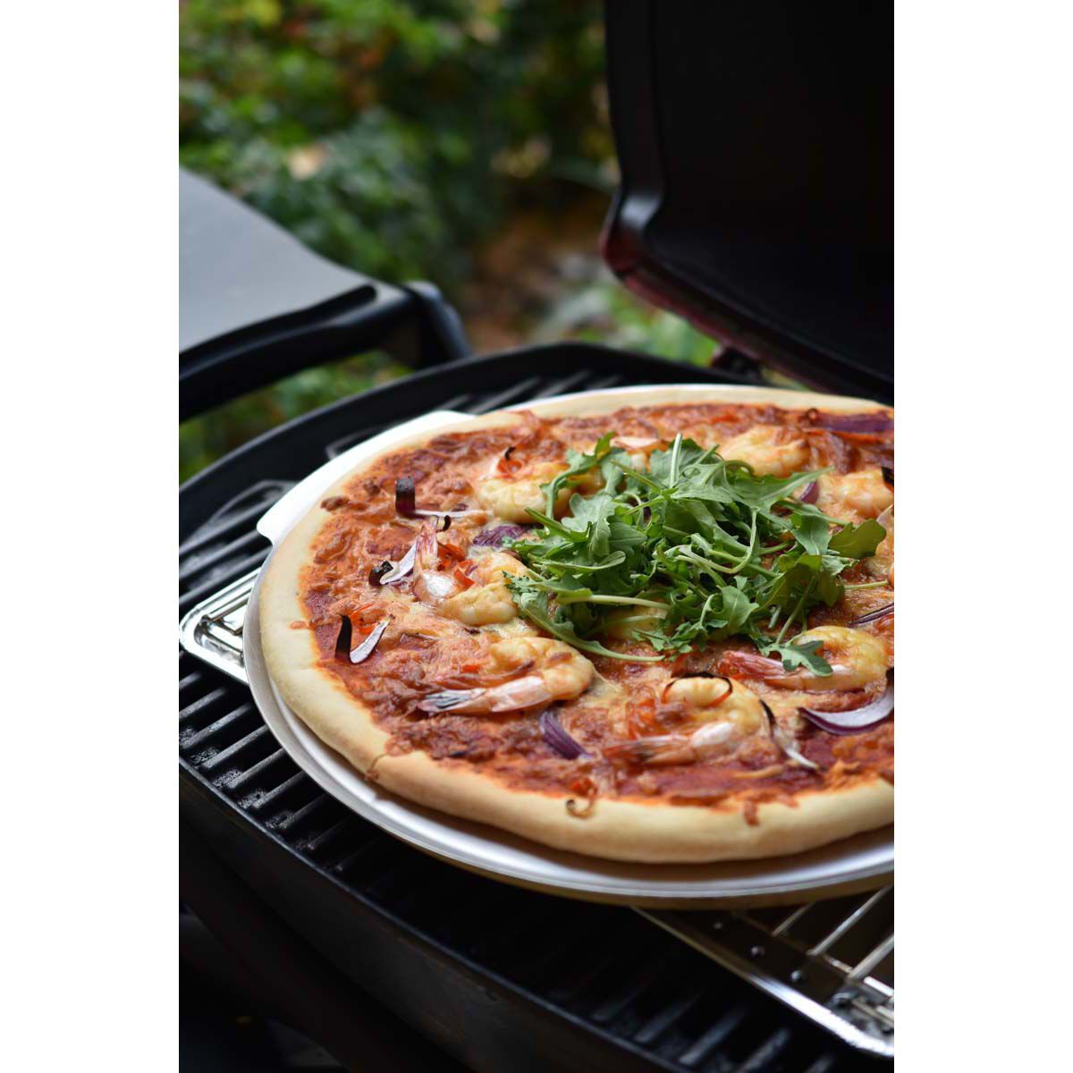 Weber q pizza online
