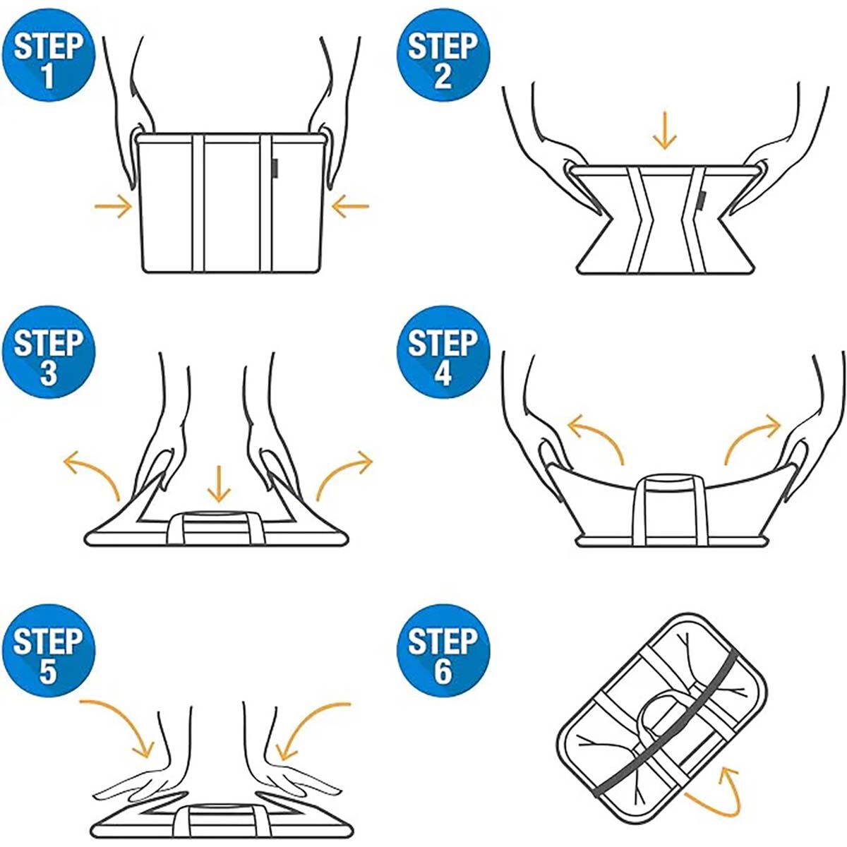 Clevermade Collapsible Eco Basket 20L, , bcf_hi-res