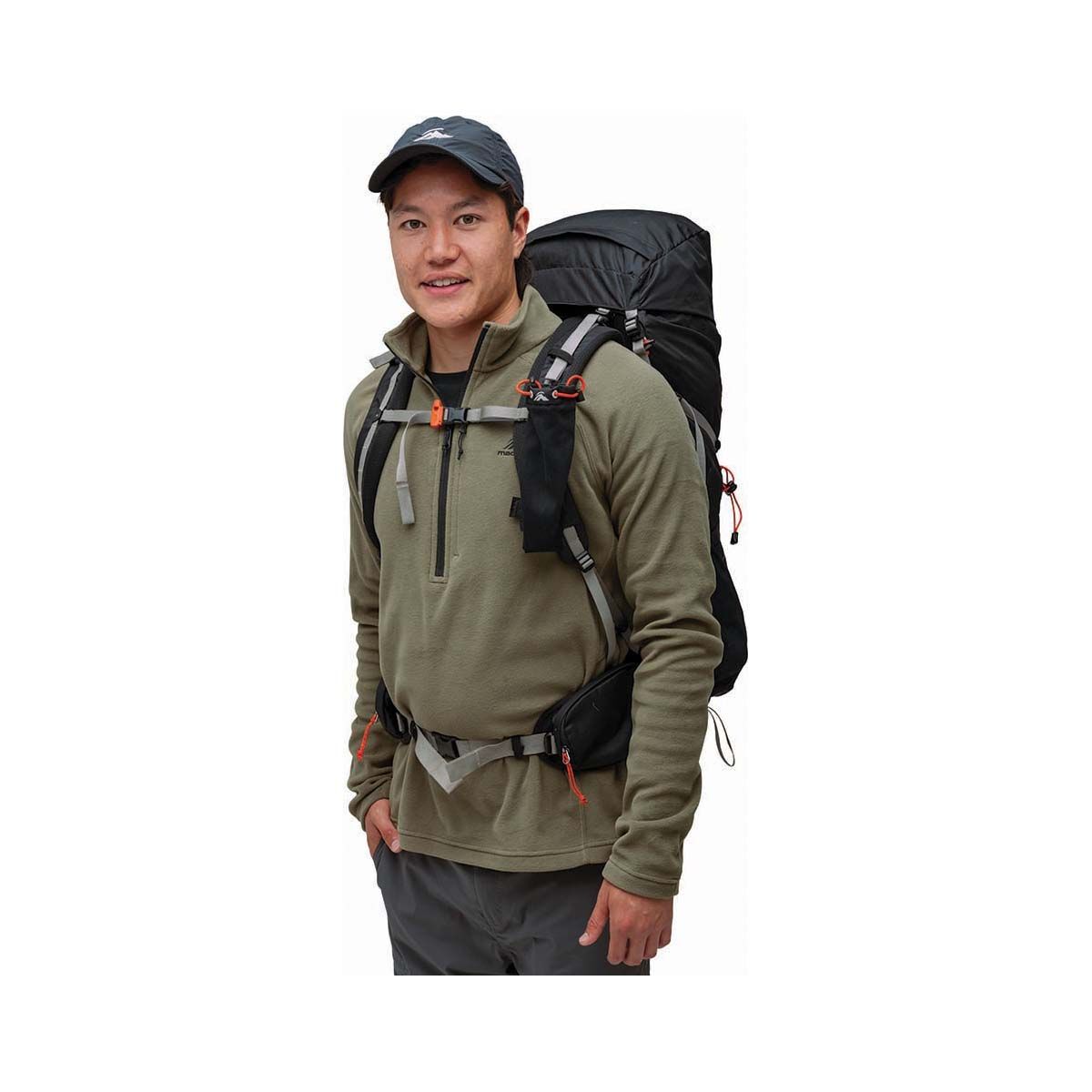 Macpac Men's Tui Fleece Pullover V6 Tarmac 3XL, Tarmac, bcf_hi-res