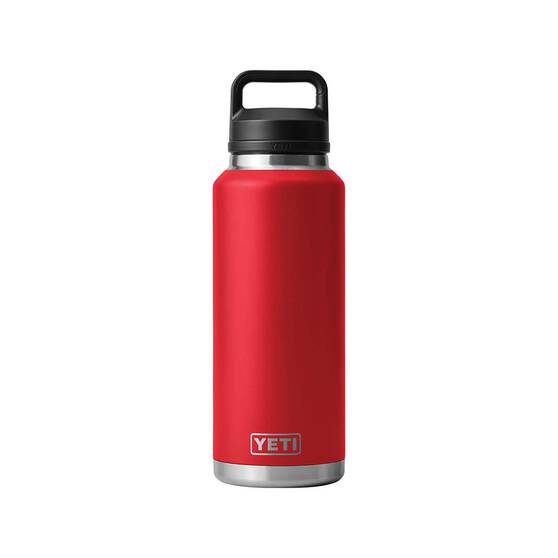 YETI® Rambler® Bottle 46 oz (1.4 L) with Chug Cap Rescue Red, Rescue Red, bcf_hi-res