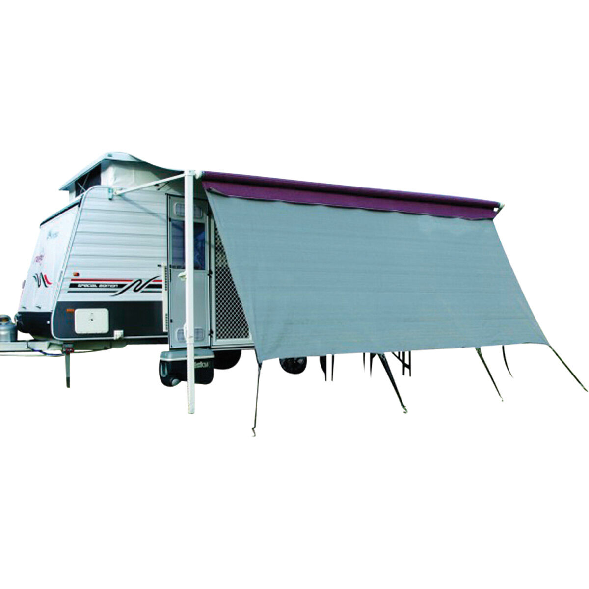 Caravan Privacy Screen - 3.7m x 1.8m, , bcf_hi-res