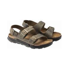 Birkenstock Men's Milano Cross Town Sandals, Faded Khaki/Oiled, bcf_hi-res