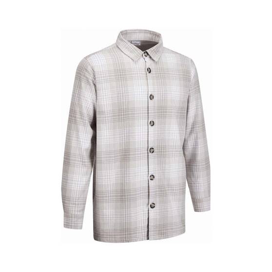 OUTRAK Men’s Fleece Lined Shacket, Taupe, bcf_hi-res