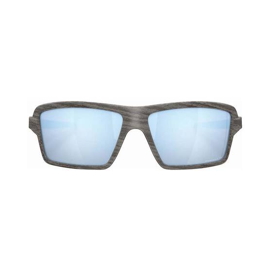 Oakley Cables Sunglasses Woodgrain with Prizm Deepwater Polarised Lens, , bcf_hi-res