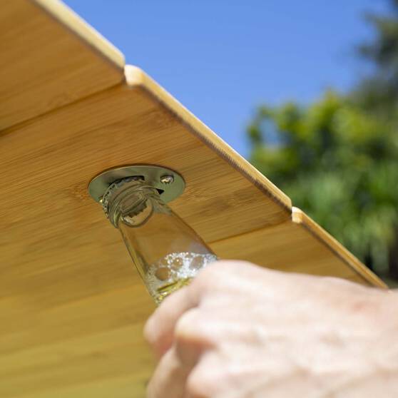 Zempire Kitpac Pro Extra Large Bamboo Camping Table, , bcf_hi-res