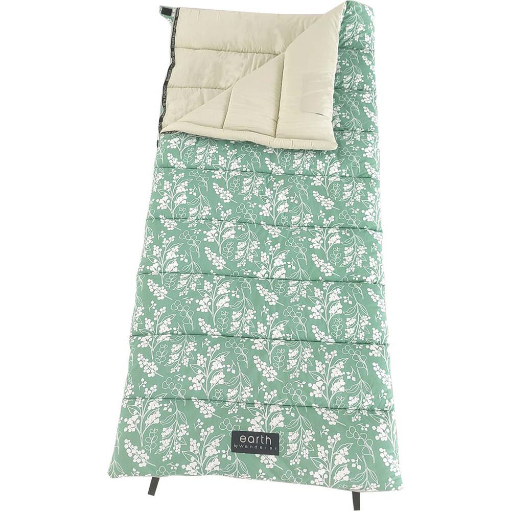 earth by Wanderer® Flora Cotton 5.2°C Sleeping Bag BCF