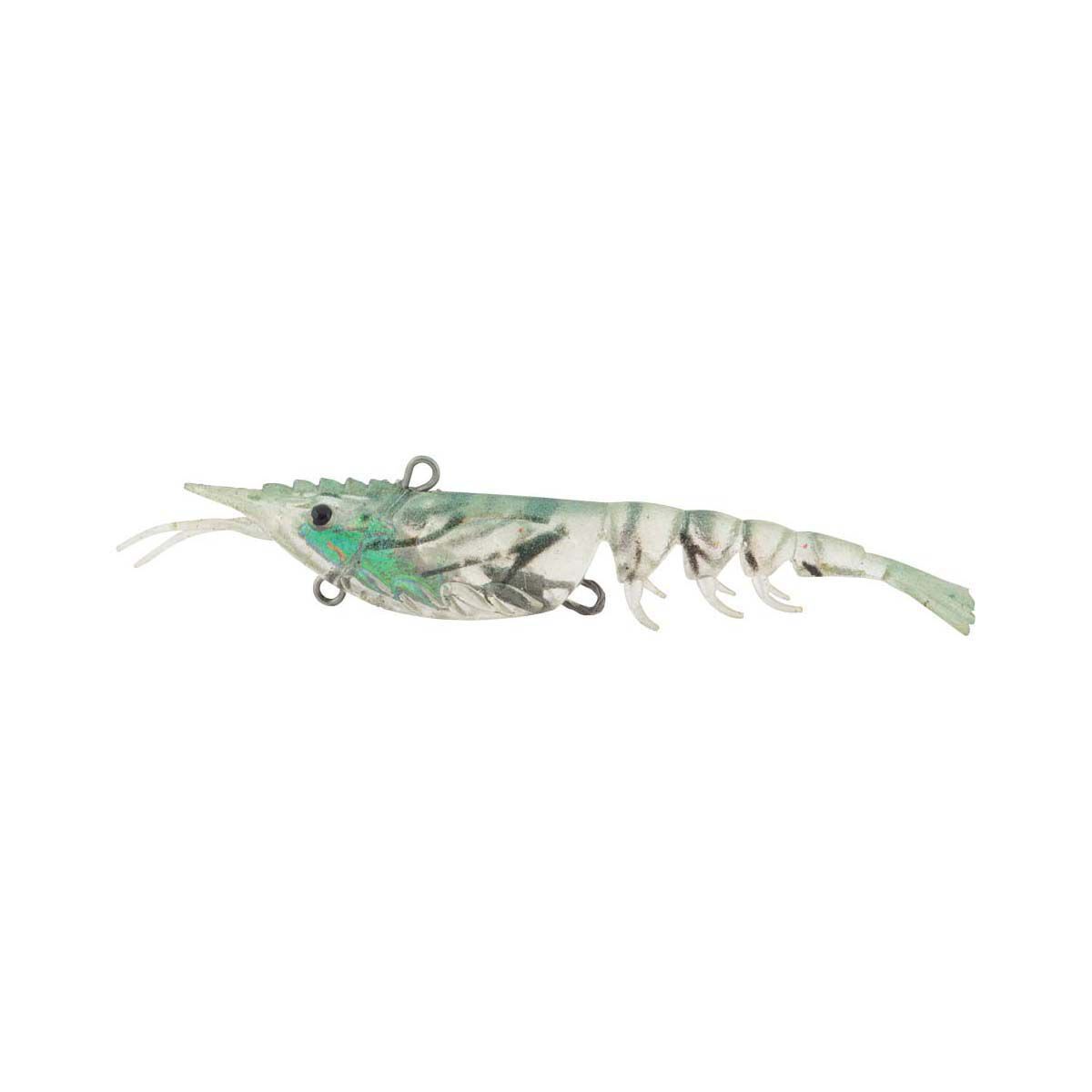 Berkley Shimma Shrimp Soft Vibe Lure 100mm Crystal Shrimp, Crystal Shrimp, bcf_hi-res