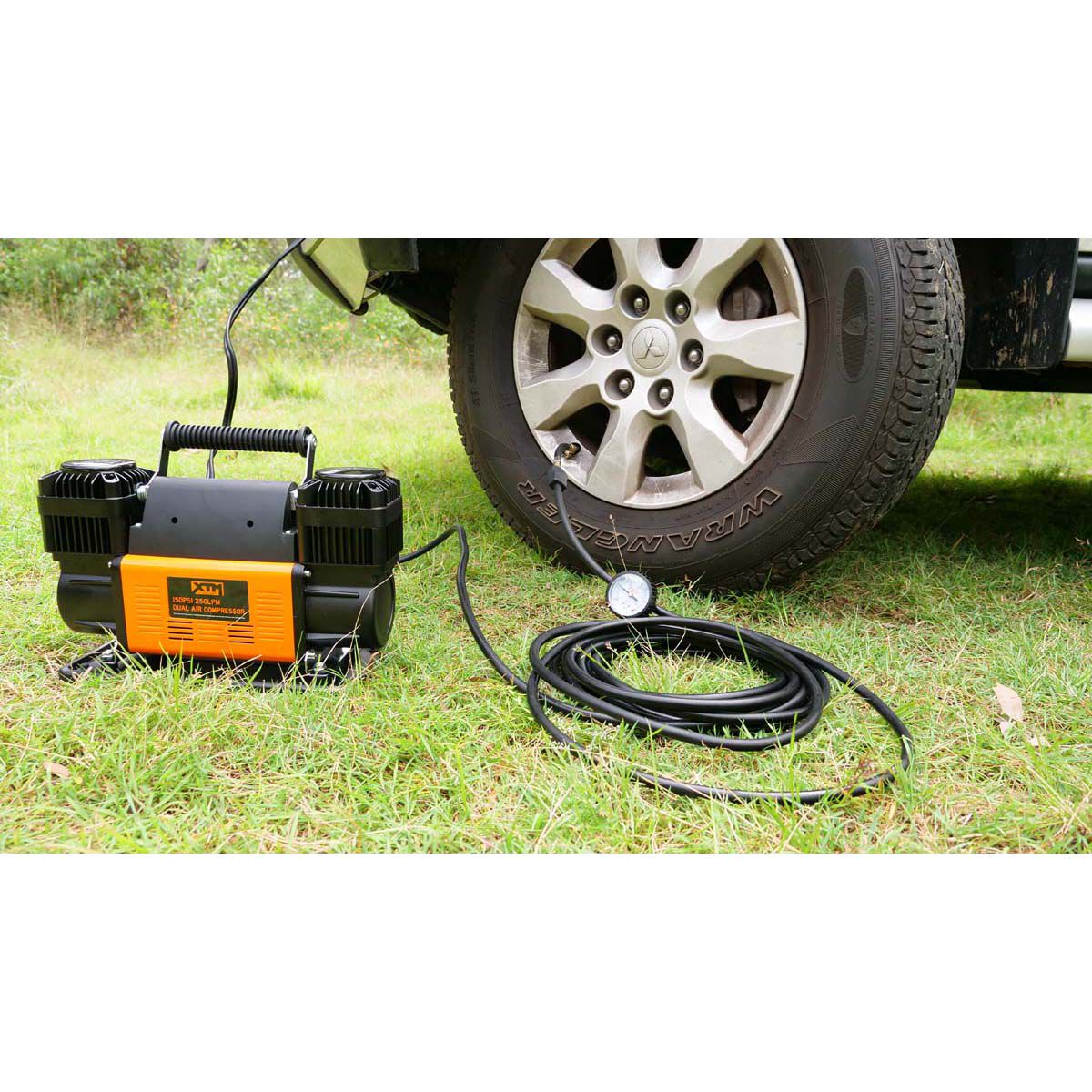 XTM Dual Air Compressor 250LPM 150PSI BCF