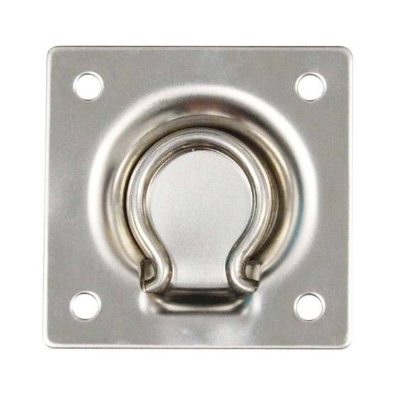 Aluminum Flush Mounted Tie Down Points Husky Chrome Tie-Down