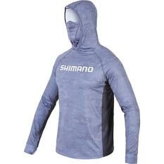 Shimano Men’s Long Sleeved Fishing Shirt Grey Dot Camo M, Grey Dot Camo, bcf_hi-res