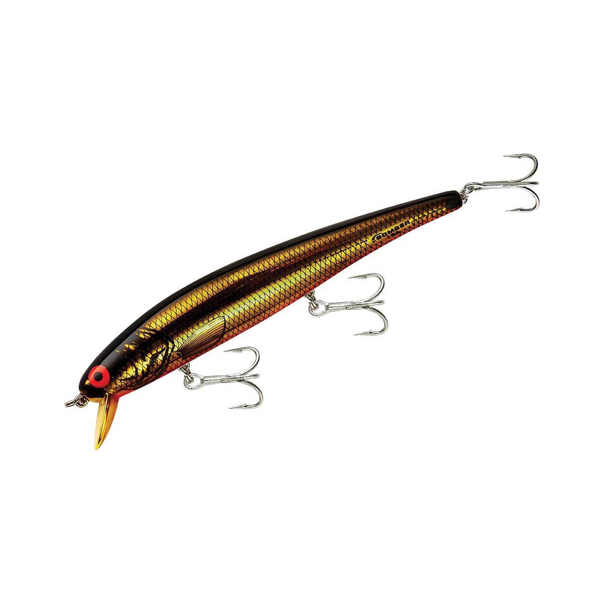 Bomber 15A Heavy Duty Hard Body Lure 11.9cm Gold Chrome, Gold Chrome, bcf_hi-res