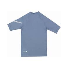 Quiksilver Kids’ All Time Short Sleeve Rashie, China Blue, bcf_hi-res