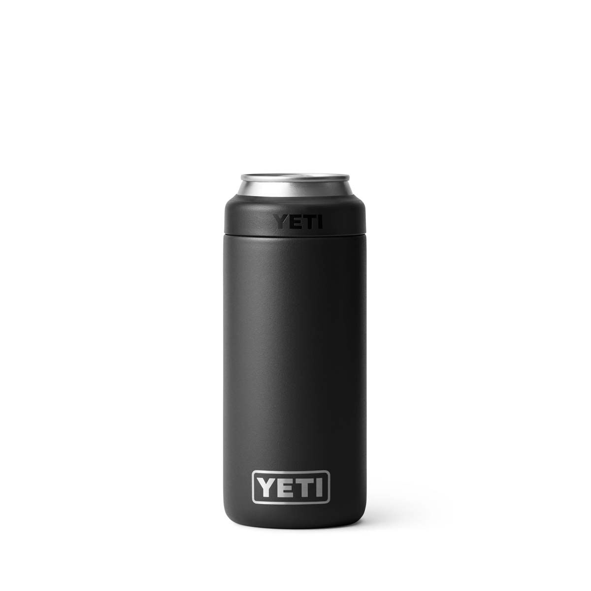 YETI&reg; Rambler&reg; Colster&reg; Slim Can Cooler (355ml) Black, Black, bcf_hi-res