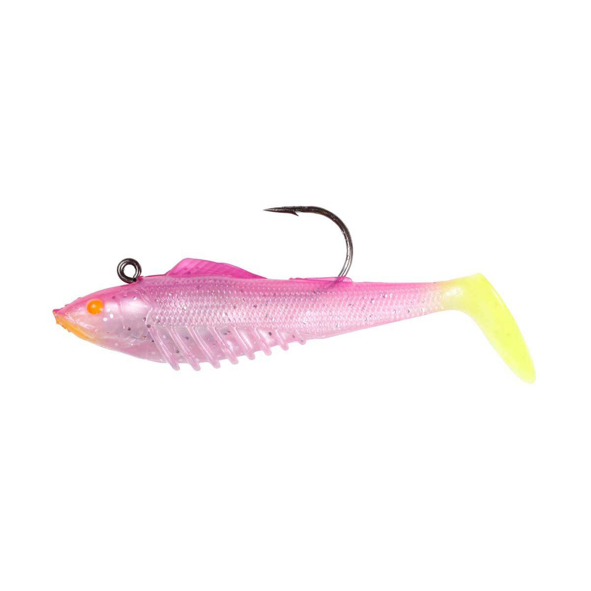 Squidgies Slick Rig Soft Plastic Lure 65mm Hot Sunrise, Hot Sunrise, bcf_hi-res