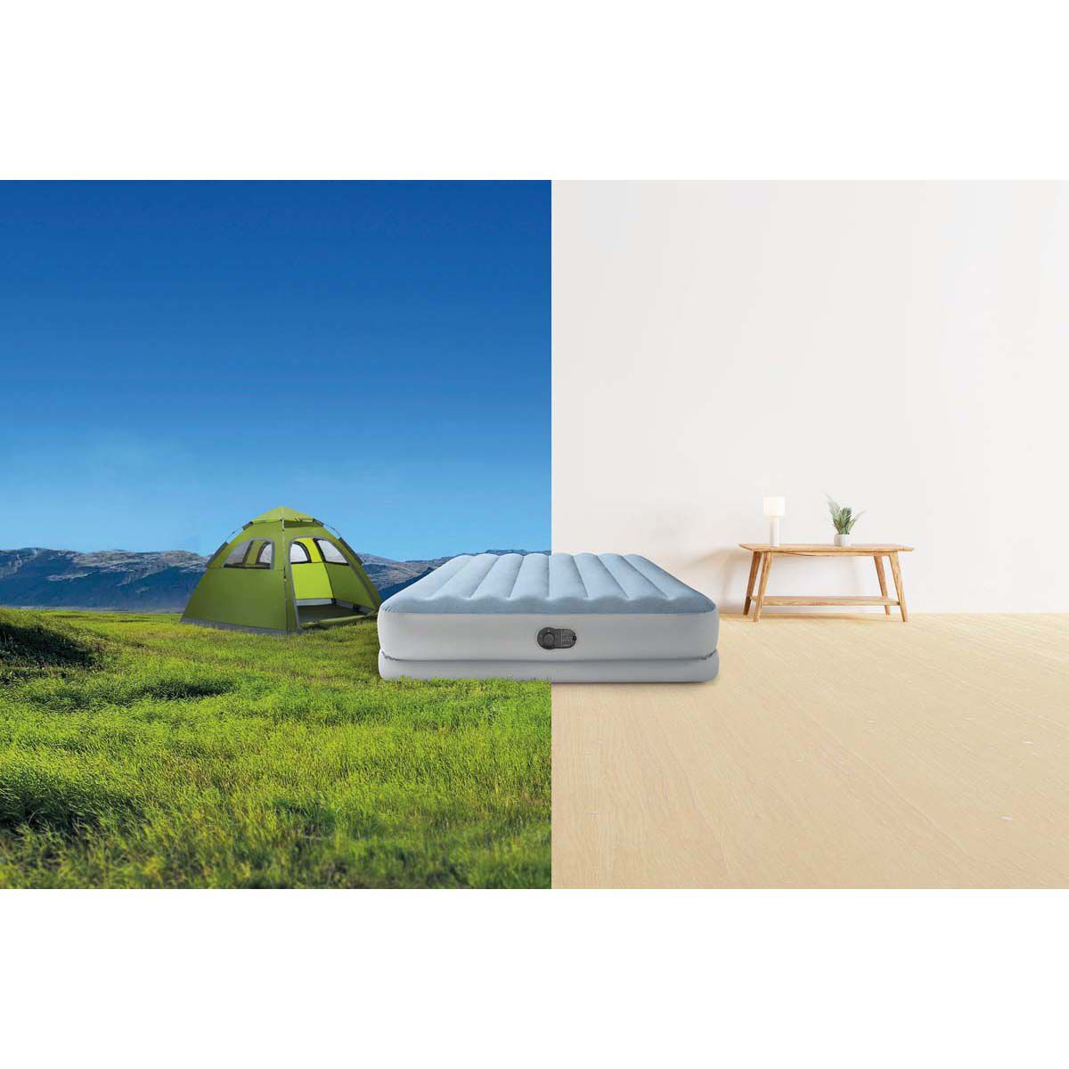 Intex Dura-Beam Plus Comfort Queen Air Bed, , bcf_hi-res