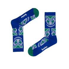 Foot-ies New Zealand Warriors Sneaker Socks 2 Pack, , bcf_hi-res