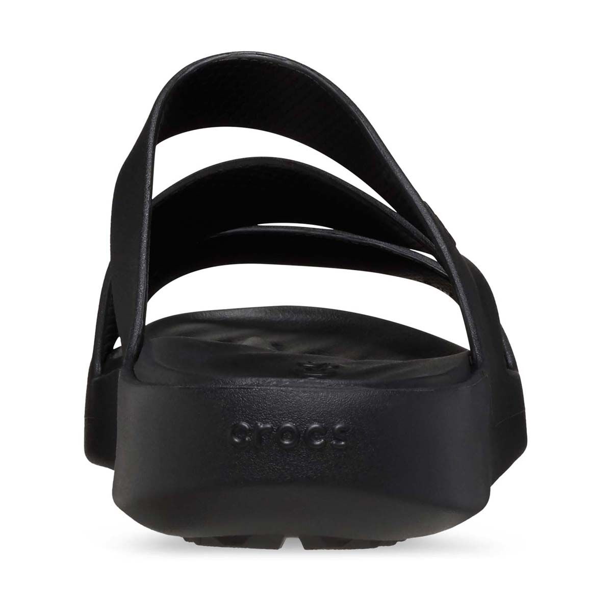 Crocs Women's Getaway Strappy Shoes Black W7, Black, bcf_hi-res