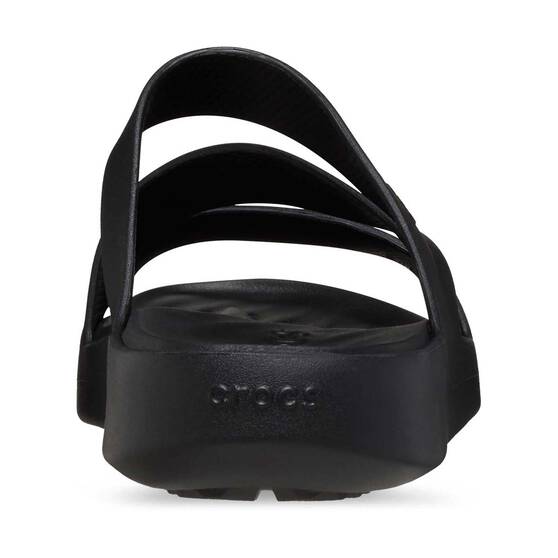 Crocs Women's Getaway Strappy Shoes, Black, bcf_hi-res
