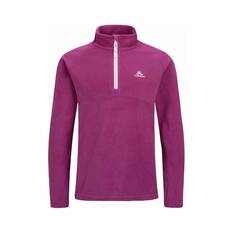 Macpac Kids' Ruru Fleece Pullover V2 Purple 6, Purple, bcf_hi-res