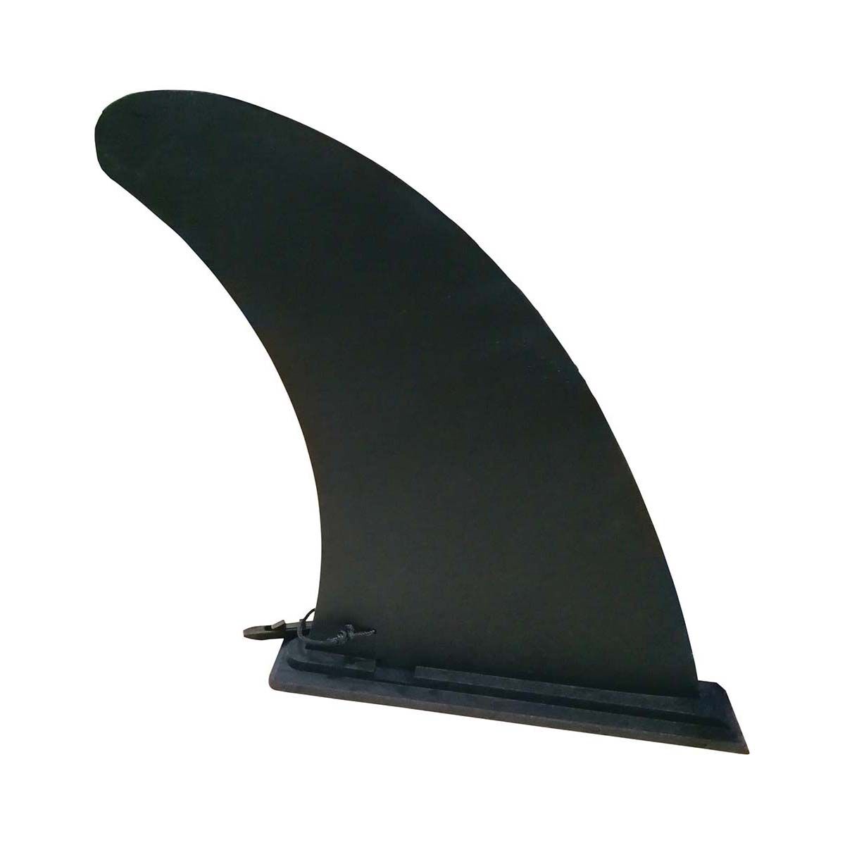 Inflatable sup fin outlet