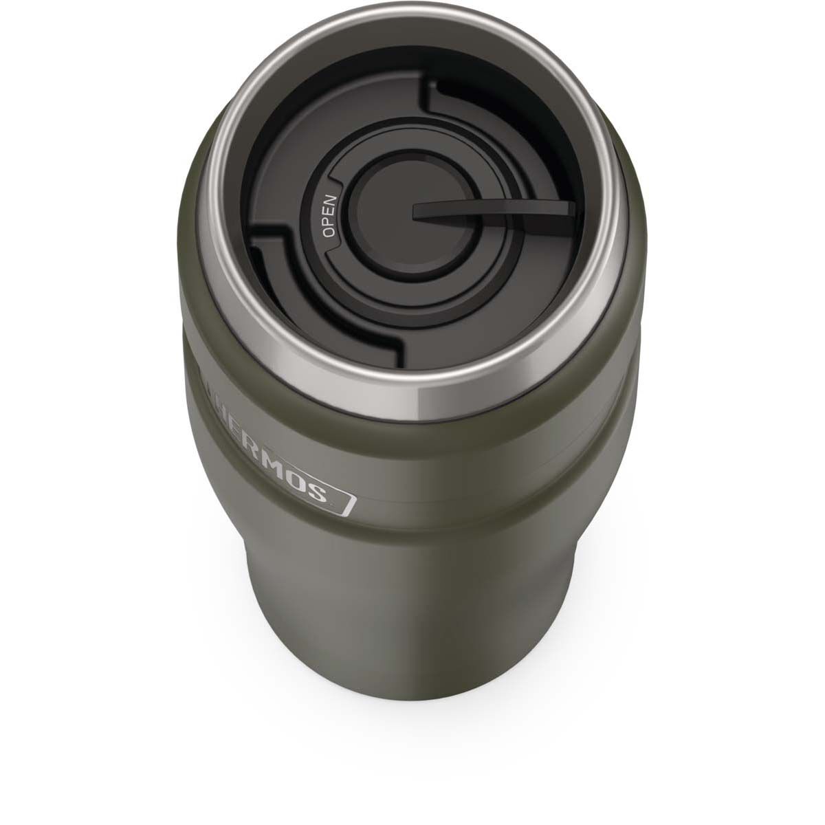 Thermos King Stainless Steel Tumbler 470ml Matte Army, , bcf_hi-res