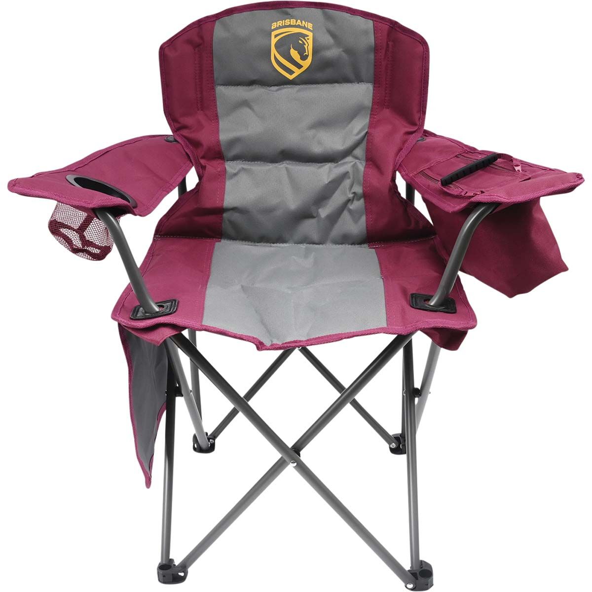 NRL Brisbane Broncos Kids Camp Chair 70kg, , bcf_hi-res