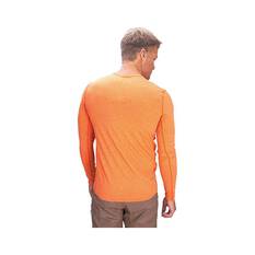 Macpac Men's brrr° Long Sleeve Shirt, Dusty Orange, bcf_hi-res