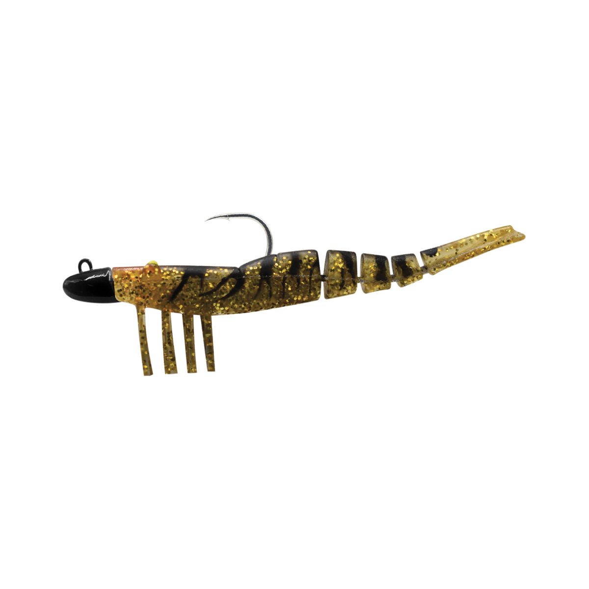 Wilson Wild Shrimp Soft Plastic Lure 6in Black Ale, Black Ale, bcf_hi-res
