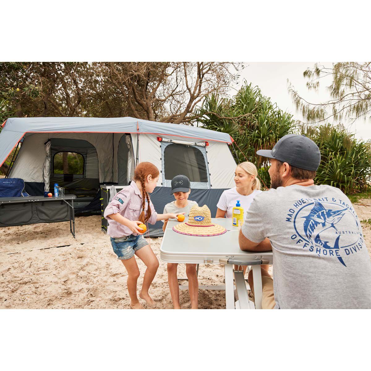 Bcf folding shop table