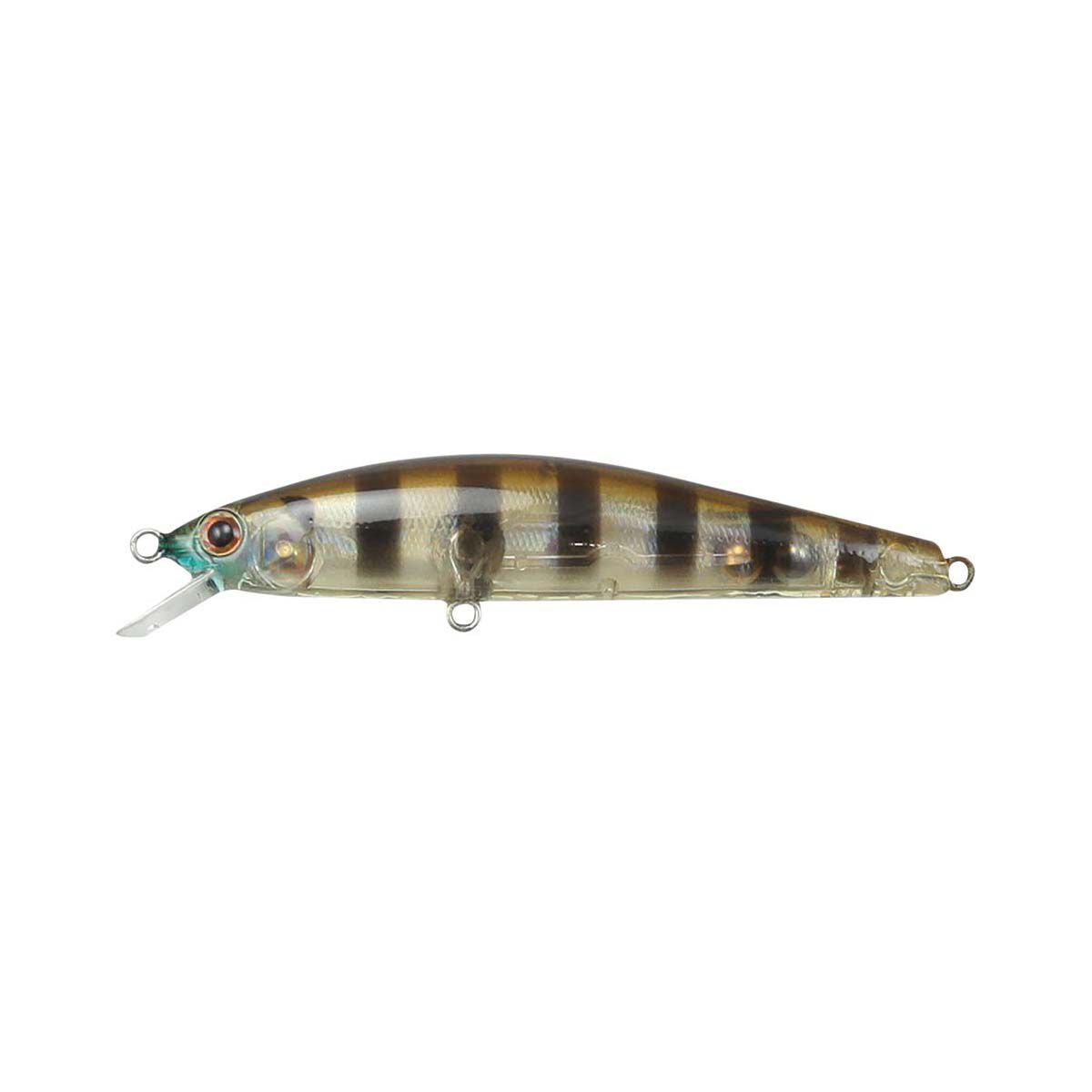 Atomic Hards Jerk Minnow Hard Body Lure 80mm Ghost Gill Brown BCF
