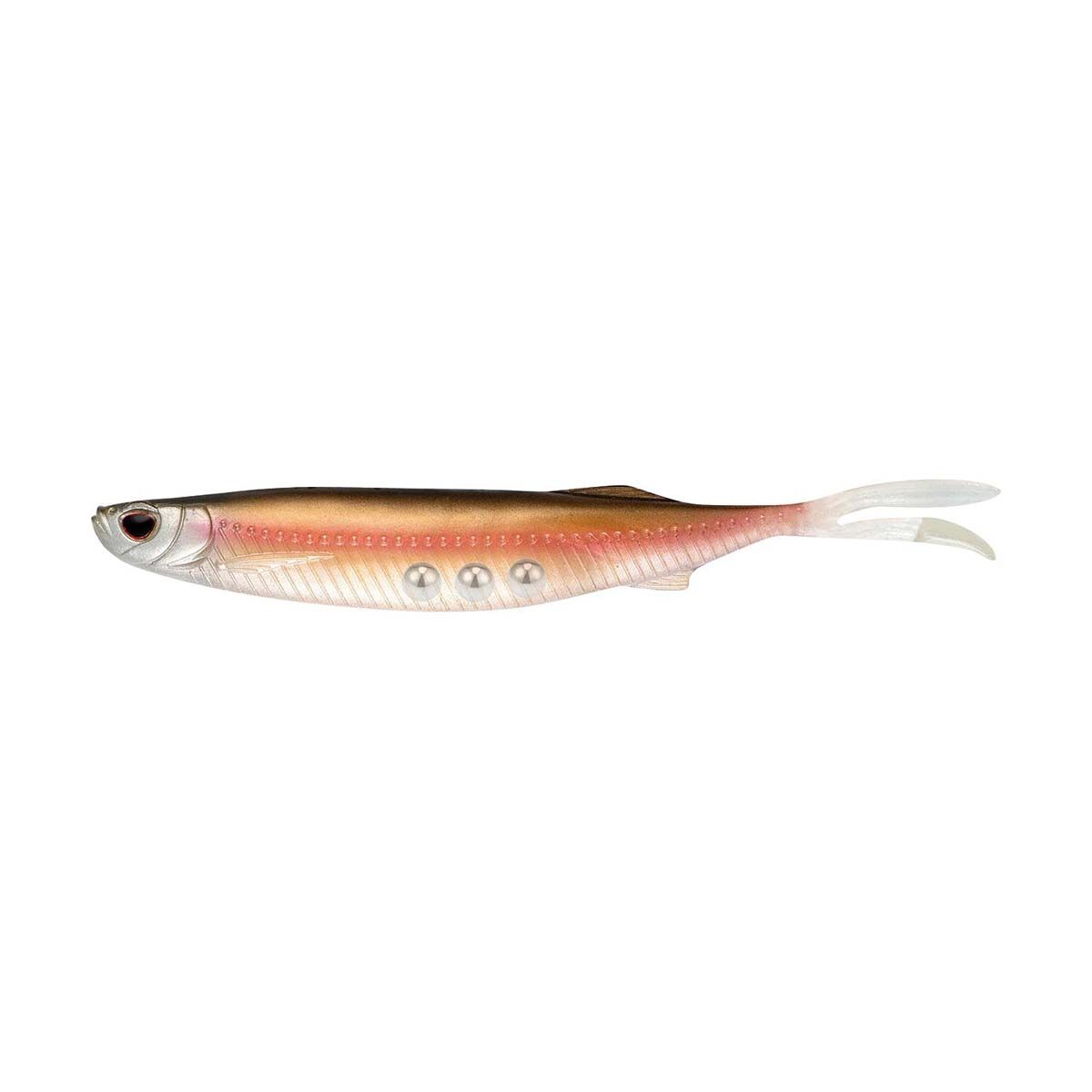 Nomad Live Ops Fallout Minnow Soft Plastic Lure 5in Pink Wakasagi, Pink Wakasagi, bcf_hi-res